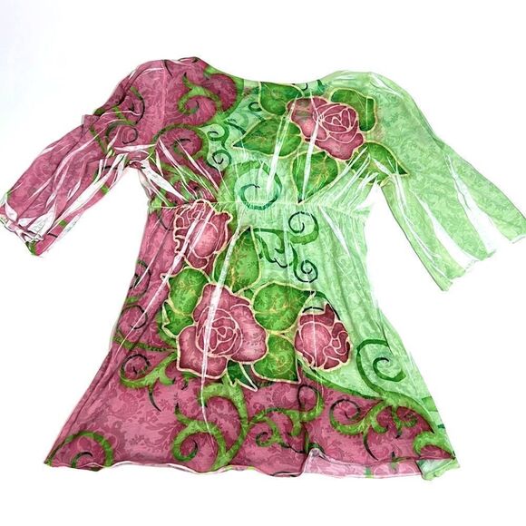 Nally & Millie Floral Designed Shirt - Picture 9 of 9